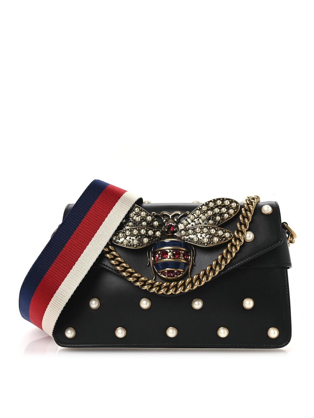 Gucci Nappa Pearl Studded Mini Queen #325379G11B